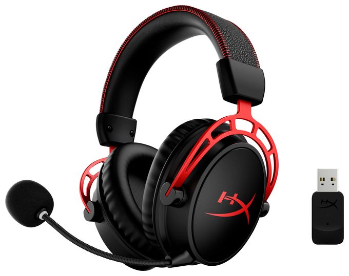 Over Ear Kopfhörer Kabelgebunden  Cloud Alpha Gaming (Schwarz, Rot) 
