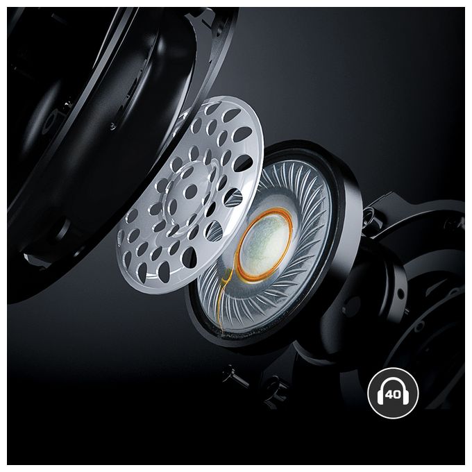 Over Ear Kopfhörer kabellos  Cloud Stinger Core (Schwarz) 