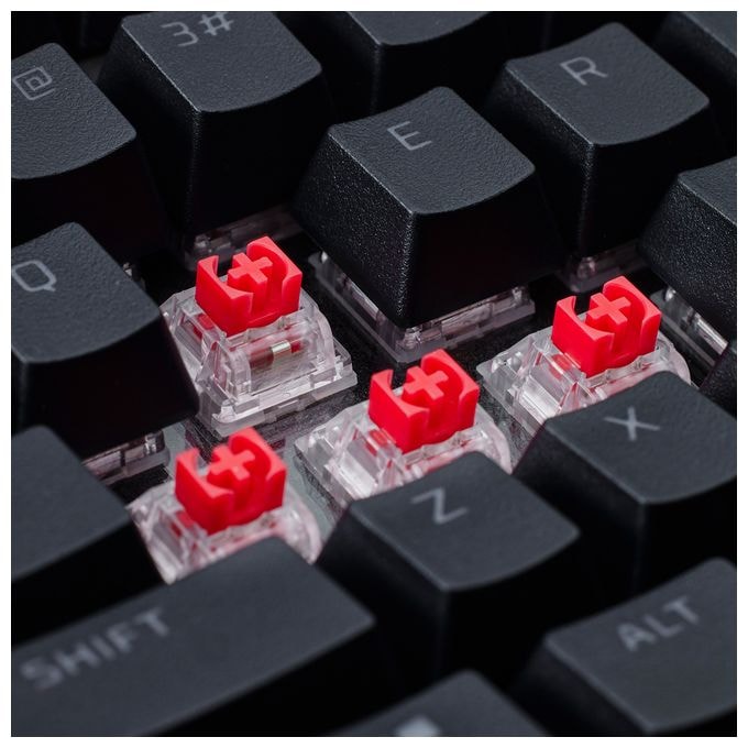 RGB-LED Gaming Tastatur USB  HyperX Alloy Rise 75 Gaming (Schwarz) 
