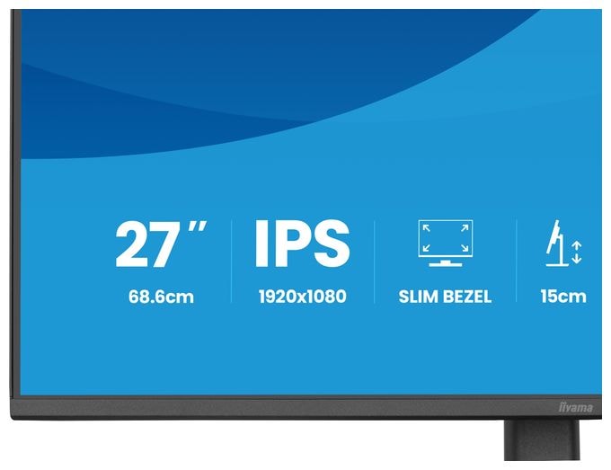 Full HD Monitor 68,6 cm (27 Zoll) 16:9 1 ms 350 cd/m²  ProLite XB2793HSU-B1 (Schwarz) 