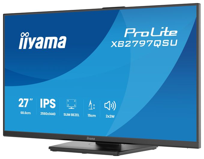 Quad HD Monitor 68,6 cm (27 Zoll) 16:9 1 ms 350 cd/m²  ProLite XB2797QSU-B1 (Schwarz) 