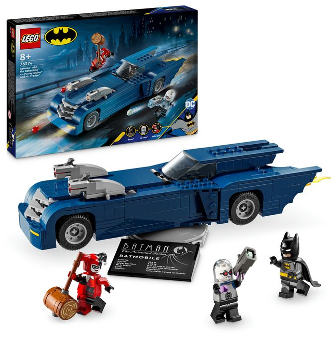 BatmanTM im BatmobilTM vs. Harley QuinnTM und Mr. FreezeTM 