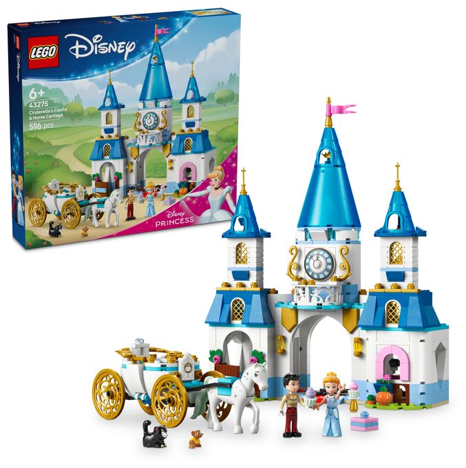 Cinderellas Schloss und Pferdekutsche 