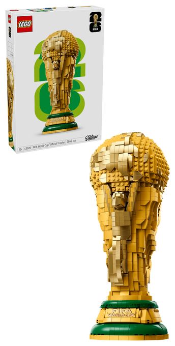2842 Teile  Editions Offizieller Pokal der FIFA Fußball-Weltmeisterschaft Bauset (Mehrfarbig) 
