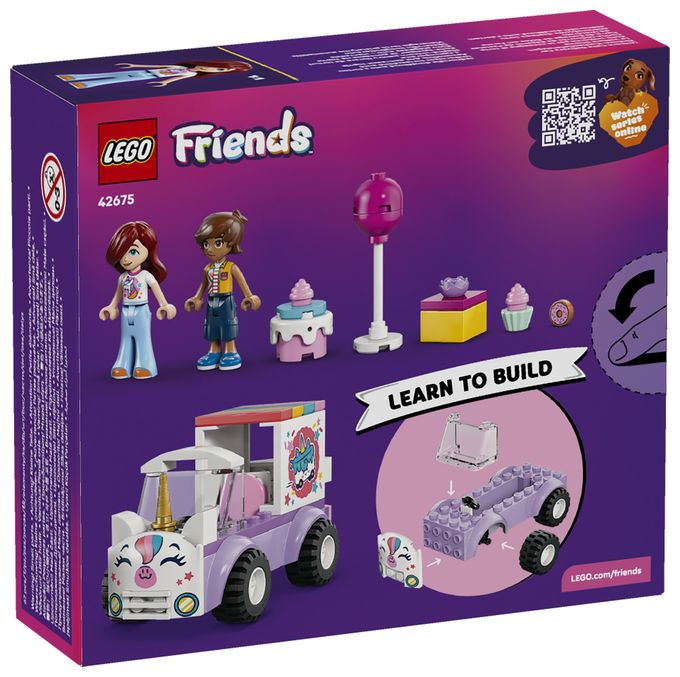 Einhorn-Kuchenlieferwagen 