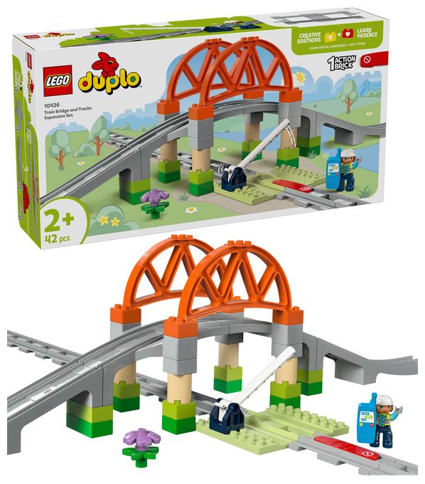 Eisenbahnbrücke und Schienen – Erweiterungsset 