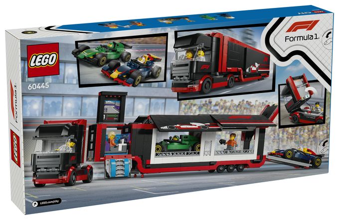 F1® Transporter mit RB20 & AMR24 F1® Rennautos 
