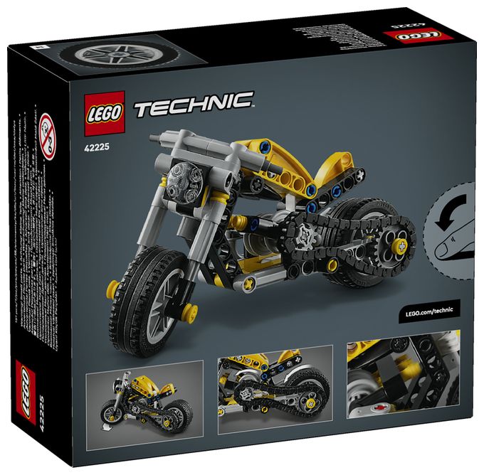 Gelbes Motorrad 
