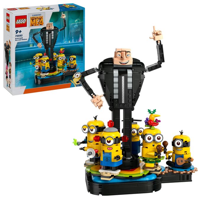 Gru und die Minions aus LEGO® Steinen 