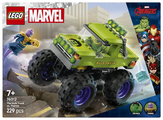 Hulk-Truck vs. Thanos 