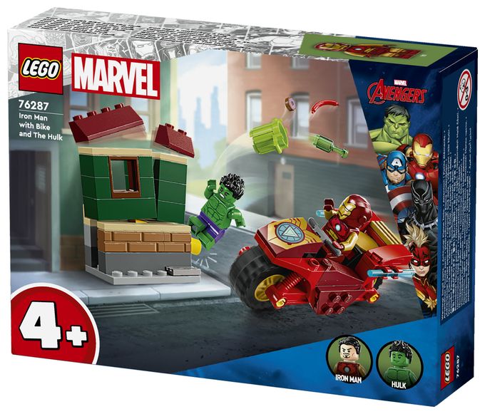 Iron Man mit Bike und der Hulk 