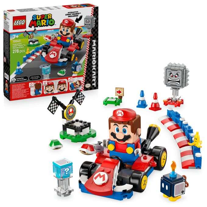 Mario KartTM – Interaktiver LEGO® MarioTM & Standard-Kart 