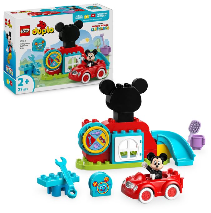 Mickys Clubhaus und Auto 