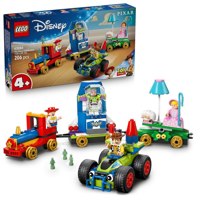 Partyzug und das Auto RC aus Toy Story 