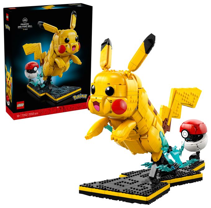 Pikachu und Pokéball 