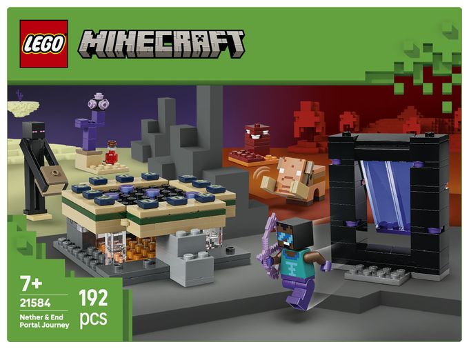 Reise durch Nether und Endportal 