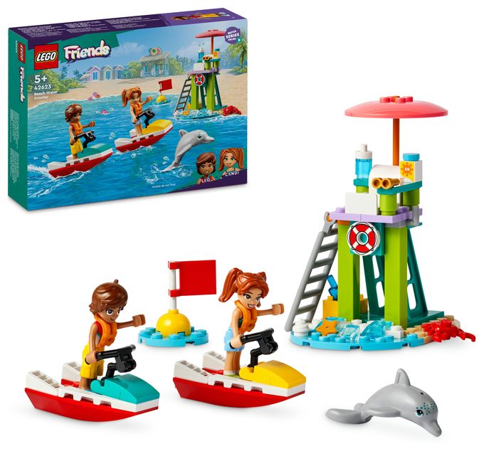 Rettungsschwimmer Aussichtsturm mit Jetskis 