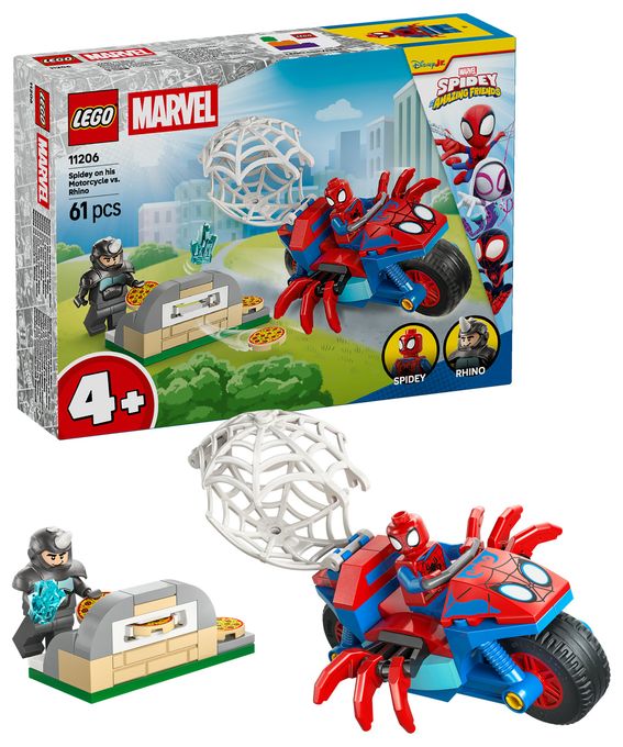 Spidey auf Motorrad vs. Rhino 