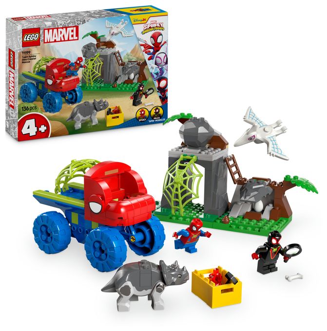 Spideys Team auf Rettungsmission im Dino-Truck 