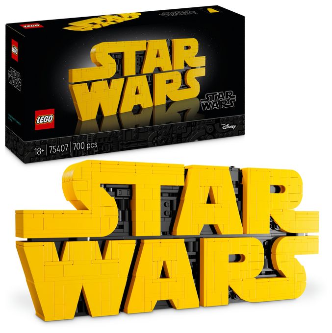Star WarsTM Logo aus LEGO Steinen 