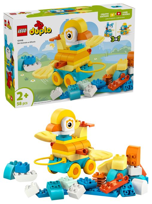 Tiere auf Rädern 3-in-1-Set 