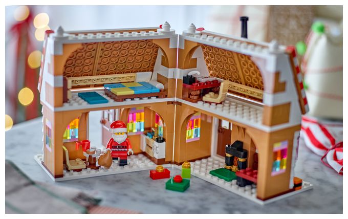 Weihnachtliches Lebkuchenhaus 