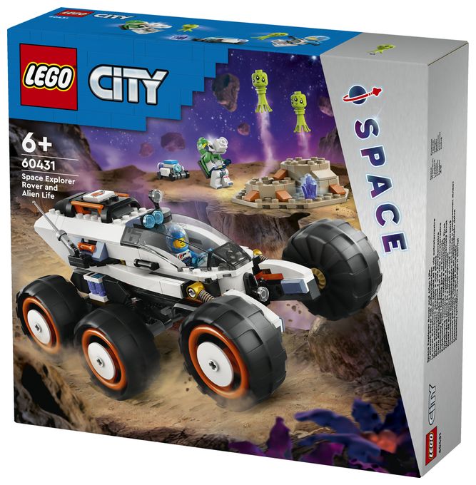 Weltraum-Rover mit Außerirdischen 