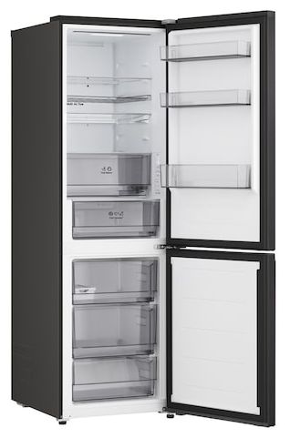 220 l / 113 l Kühl-Gefrierkombi freistehend NoFrost 135 kWh Jahr  GBBS312BEV (Schwarz) 