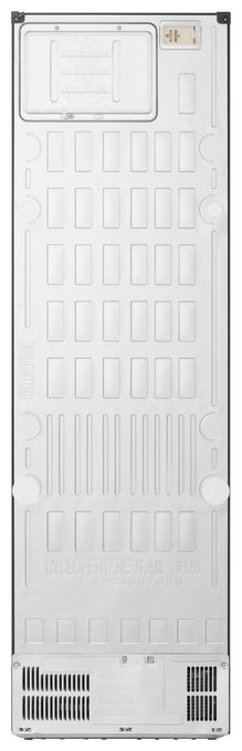 262 l / 113 l Kühl-Gefrierkombi freistehend NoFrost 112 kWh Jahr  GBBS726AMB (Silber) 
