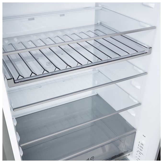 326 l / 139 l Kühl-Gefrierkombi freistehend NoFrost 191 kWh Jahr  GBBW322CPY (Silber) 