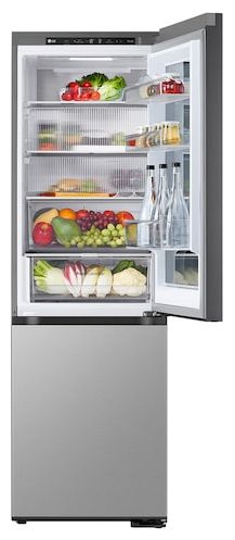 239 l / 110 l Kühl-Gefrierkombi freistehend NoFrost 172 kWh Jahr  GBG5160CPY (Silber) 