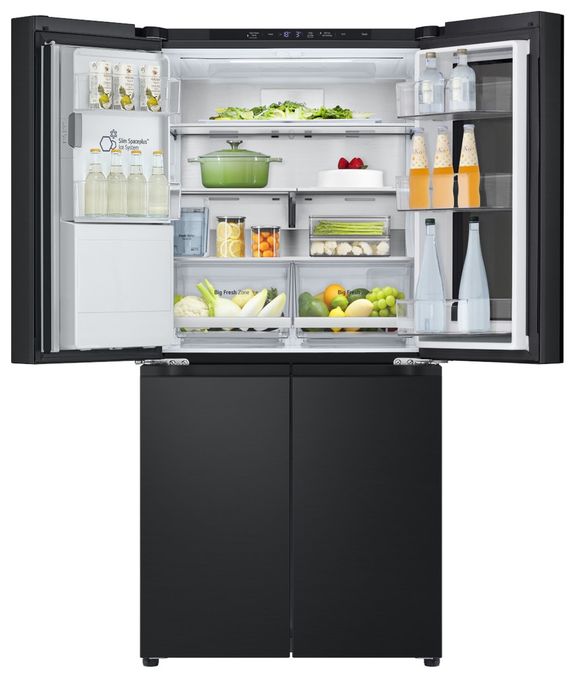 Side-by-Side Kühl-/ Gefrierkombination 288 l / 220 l 314 kWh 1757 mm x 835 mm  GMG761EPAE (Schwarz) 