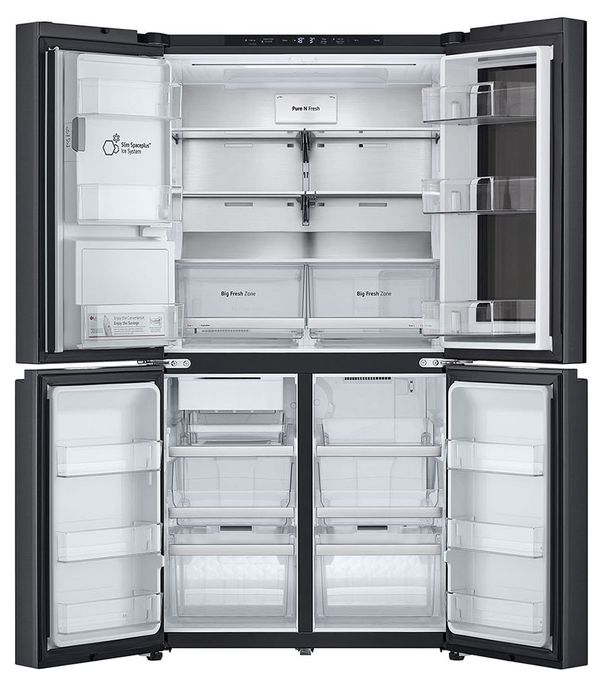 Side-by-Side Kühl-/ Gefrierkombination French Door 364 l / 274 l 359 kWh NoFrost 1792 mm x 914 mm  GMG960EVEE (Schwarz) 
