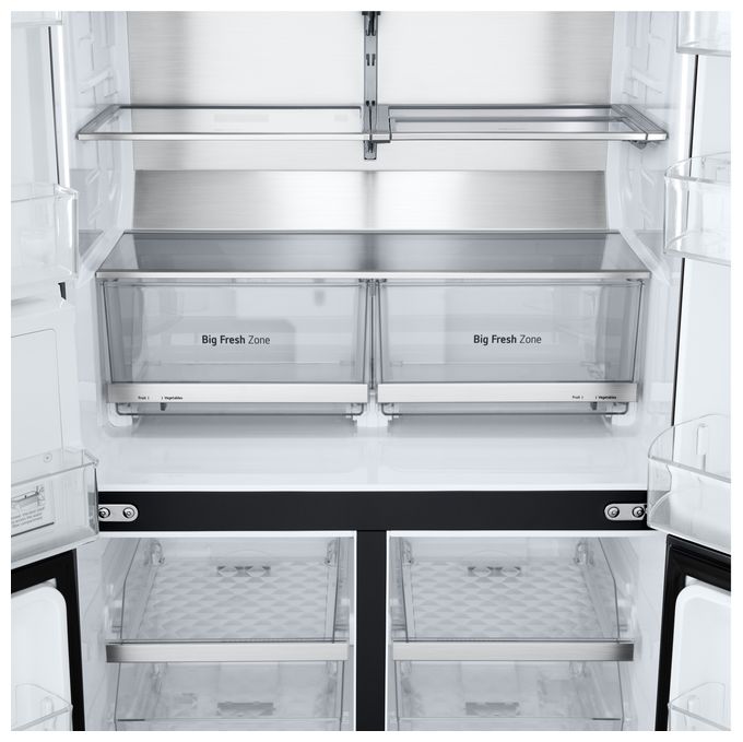 Side-by-Side Kühl-/ Gefrierkombination 364 l / 274 l 359 kWh NoFrost 1792 mm x 914 mm  GMG960EVJE (Schwarz) 