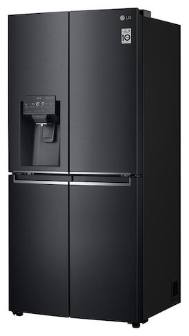 Side-by-Side Kühl-/ Gefrierkombination 286 l / 220 l 314 kWh NoFrost 1787 mm x 835 mm  GML844MCAE (Schwarz) 