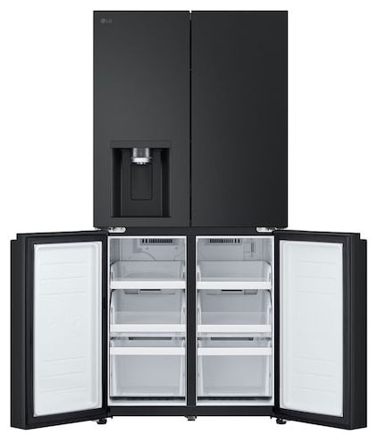 Side-by-Side Kühl-/ Gefrierkombination 286 l / 220 l 314 kWh NoFrost 1787 mm x 835 mm  GML861EPPE (Schwarz) 