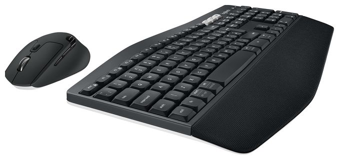 Universal Tastatur RF Wireless + Bluetooth 2.4 GHz  MK850 (Schwarz) 