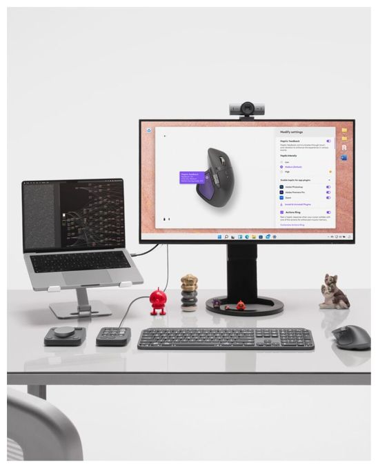 8000 DPI Büro Maus Laser  MX Master 4 (Graphit) 