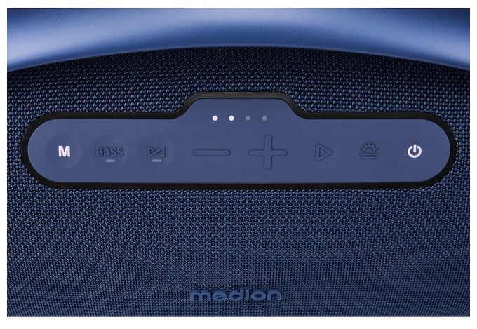 100 W Bluetooth Lautsprecher IPX7 Laufzeit bis 30 h  Life P61768 (Blau) 