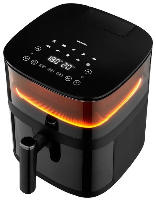 Heißluftfritteuse 5 l 1500 W  Life X10 XL MD11780 (Schwarz) 