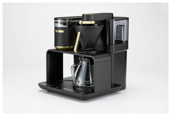 8 Tassen Filterkaffeemaschine 1,0 l  1024-04 Epos (Schwarz/Gold) 