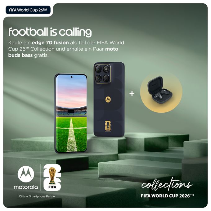 256 GB 5G Smartphone 17,2 cm (6.78") Android 50 MP Dual Kamera Dual Sim WiFi 6E (PANTONE Silhouette) Edge 70 Fusion FIFA Edition 