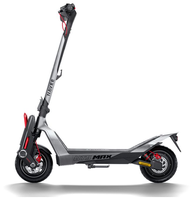 2400 W E-Scooter 15,3 Ah 100 km Reichweite 34 kg  UT5 Max (Grau) 