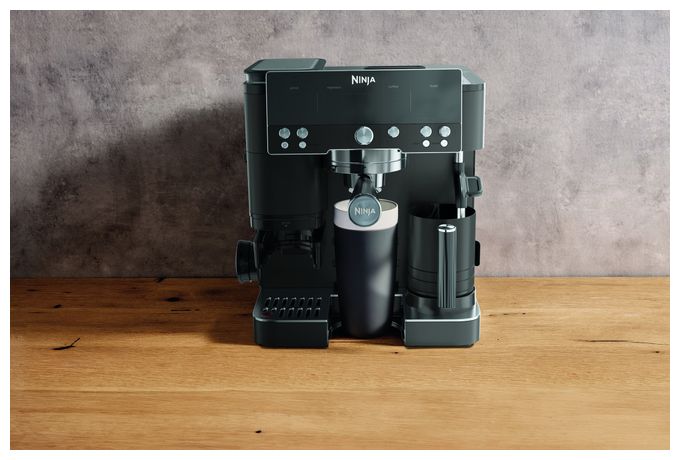 Siebträger Kaffeemaschine 1650 W  ES601EU (Schwarz, Edelstahl) 