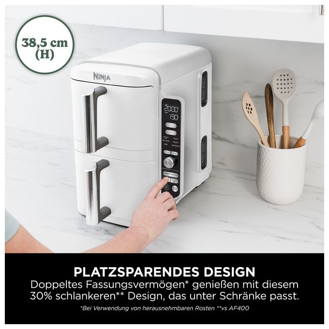 Doppel Heißluftfritteuse 9,5 l 2470 W  SL400EU XL (Weiß) 