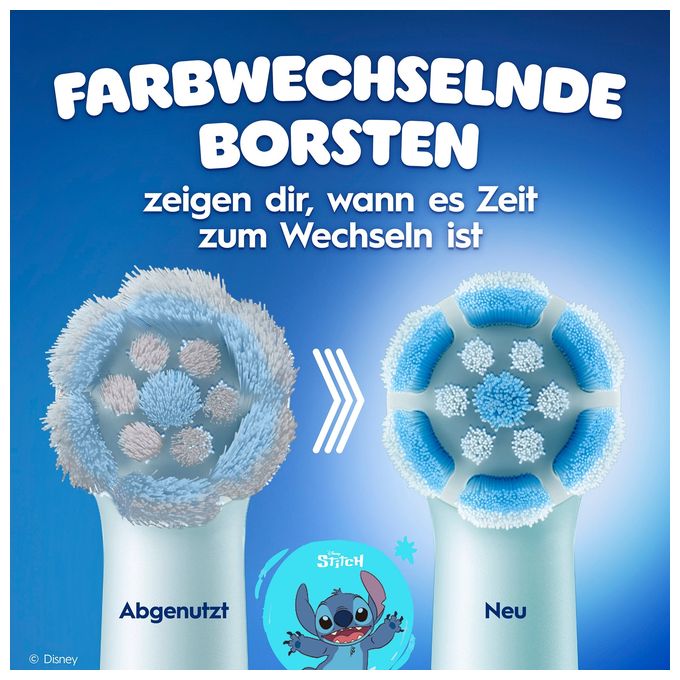 iO Kids 6+ Disney Stitch Aufsteckbürsten, 2 Stück 