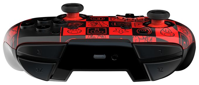 Analog / Digital Gamepad für Nintendo Switch, Nintendo Switch OLED  Rematch Glow Super Mario Super Icons (Schwarz, Grün, Rot) 