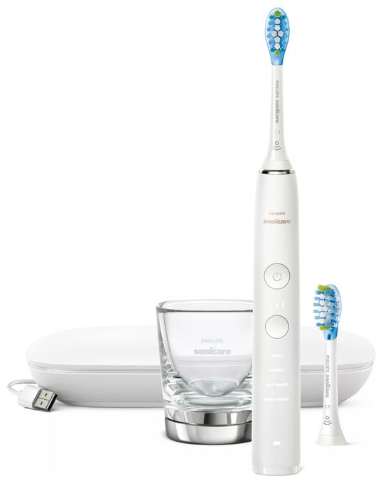 Schall-Zahnbürste für Erwachsene  HX9913/17 Sonicare DiamondClean 9000 (Weiß) 