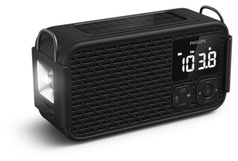FM, AM Radio Tragbar Staubgeschützt, Wasserfest IP55  TAR3500/00 (Schwarz) 