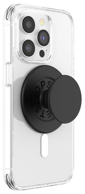Fingerring für Apple iPhone 12+  PopGrip MagSafe Round (Schwarz) 